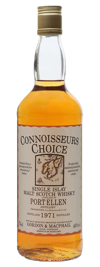 Port Ellen - 1971 - G&M, Connoisseurs Choice, first map label - 40%