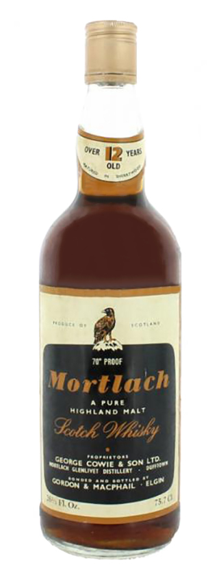 Mortlach 12y ~1970er - G&M, A Pure Highland Malt, Sherrywood, 70°Proof, 26²/³ Fl.Oz - 40%