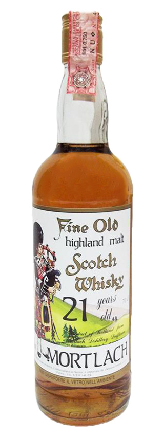 Mortlach 21y ~1990er - Ses, Fine Old Highland Malt, Highlander Label, 70cl - 40%