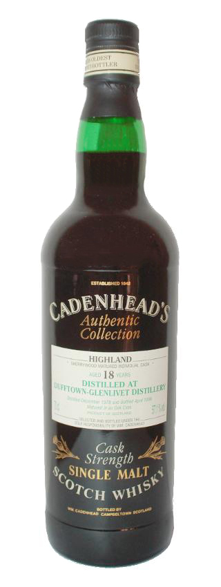 Dufftown 18y - 79-98 - Cad, Authentic Collection, Sherrywood Matured - 57,1%