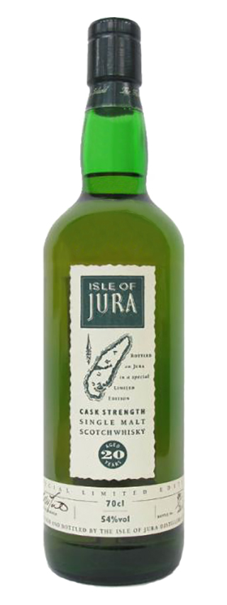 Jura 20y - 1972 - OB, Cask Strength, green bottle, cask 3385, 261btl - 54%