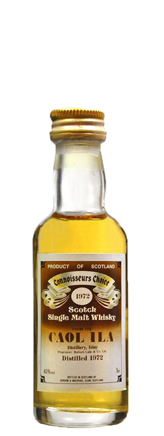 Caol Ila - 1972 - G&M, Connoisseurs Choice, brown label, 5cl - 40%