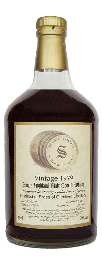Braeval 16y - 79-96 - Sig. Braes of Glenlivet, Vintage Col. Sherry Butt 16045, 252btl, 96/ 224 - 59%