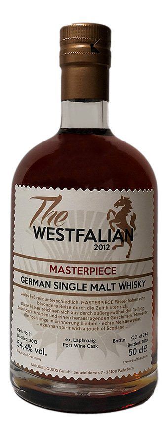 The Westfalian - 12-19 - OB, Masterpiece, ex-Laphroaig Port Cask 11, 234btl, 50cl - 54,4%