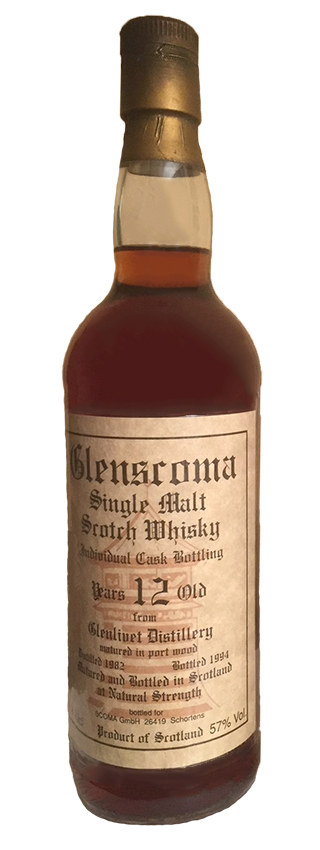 Glenlivet 12y - 82-94 - Gscoma, Individual Cask Bottling, Port Wood - 57%