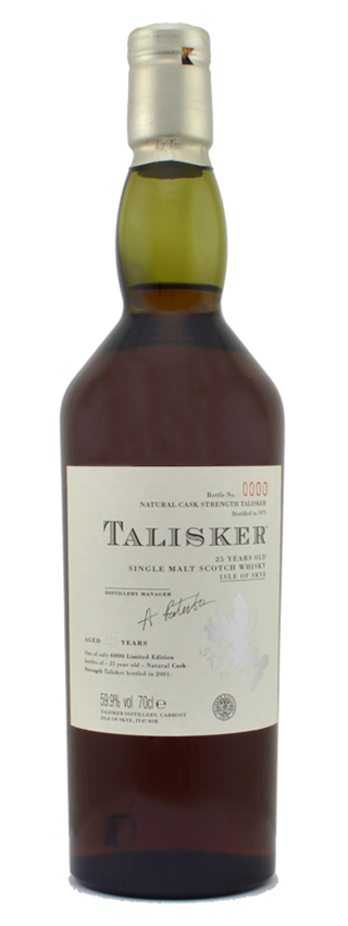 Talisker 25y - 75-01 - OB, 1st Release, 6000btl - 59,9%