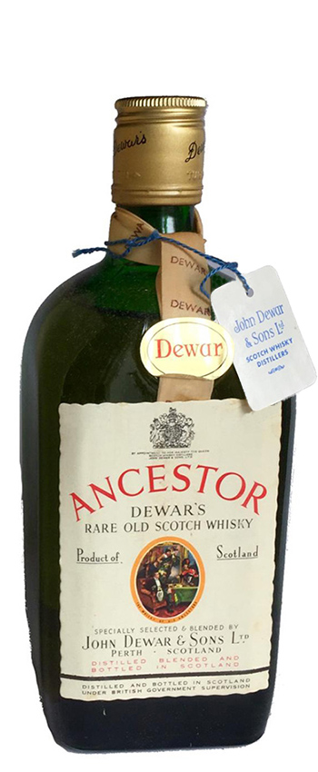 Ancestor ~1970er - OB, Dewar´s Rare Old Scotch Whisky, golden screw cap, no abv & - 40%
