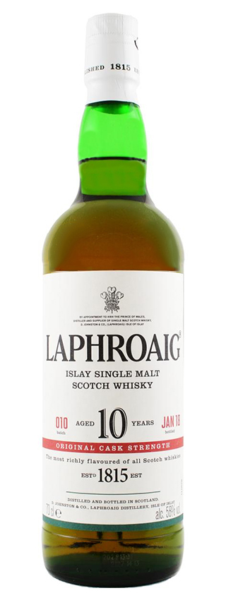 Laphroaig 10y - 2018 - OB, Cask Strength batch #010 Jan.18 - 58%