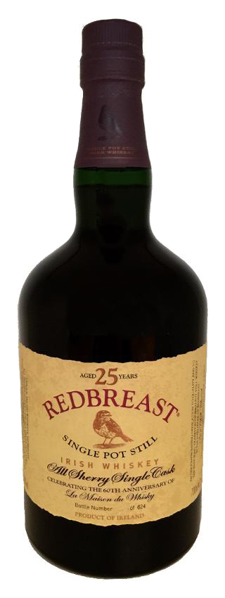 Redbreast 25y - 91-16 - OB for LMDW, All Sherry Single Cask, 1st Fill Oloroso Butt #42972, 624btl - 53%