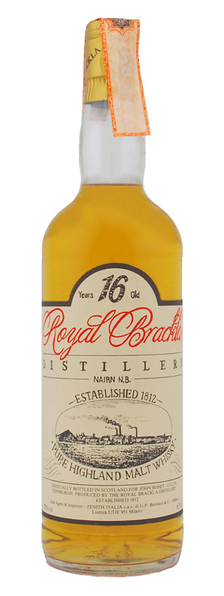 Royal Brackla 16y - 70-86 - OB for Zenith Import, 3600btl, 75cl - 57%