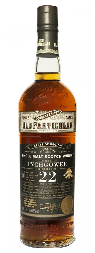 Inchgower 22y - 96-18 - DLaing for Germany Excl. Sherry Butt 11920, 610btl - 51,5%