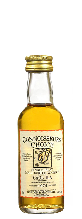 Caol Ila - 1974 - G&M, Connoisseurs Choice, map label, 5cl - 40%
