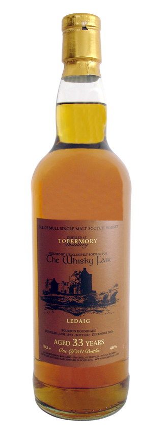 Tobermory-Ledaig 33yo - 73-06 - TWF, Bourbon Hogshead, 281btl - 48%