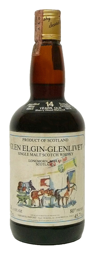 Glen Elgin 14y - 65-79 - Samaroli, Sherry Wood, 360btl, 75cl - 45,7%