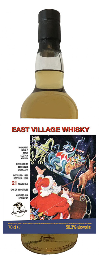 Ben Nevis 21y - 98-19 - EastVWC, Hogshead, 89btl - 50,3%