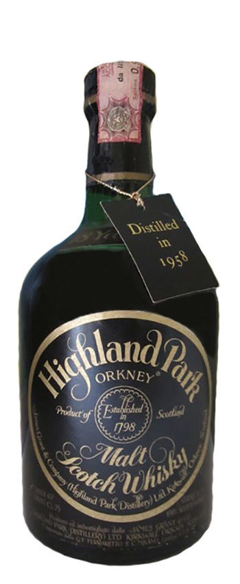 Highland Park 18y - 58-756 - OB for Ferraretto, Green Dumpy Bottle, oak, 75cl - 43%
