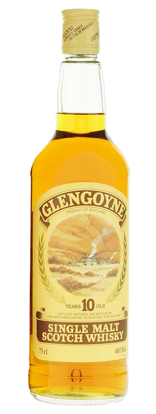 Glengoyne 10y ~1980er - OB, Single Malt, screw cap, round distillery label, 75cl - 40%