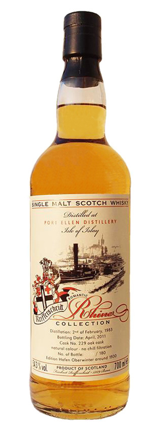 Port Ellen 28y - 83-11 - RFS, Romatic Rhine Collection, oak cask 229, 180btl - 54,3%