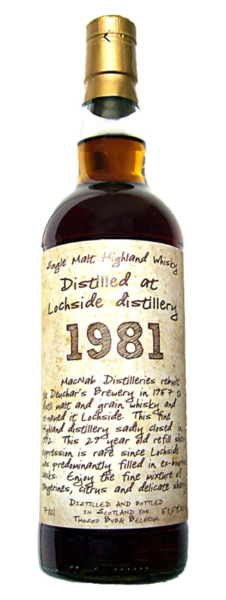 Lochside 29y - 81-10 - Thosop, Handwritten Label, Refill Sherry, 206btl - 50,9%