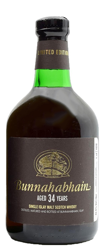 Bunnahabhain 34y - 68-02 - OB, Limited Edition, Sherry Casks, 1620btl - 43,5%