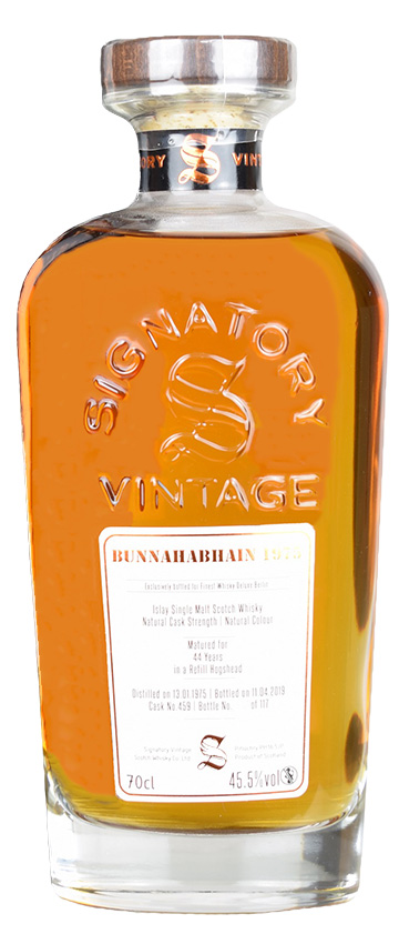 Bunnahabhain 44y - 75-19 - Sig for Finest Whisky, Rare Reserve, Refill Hogshead #459, 117btl - 45,5%