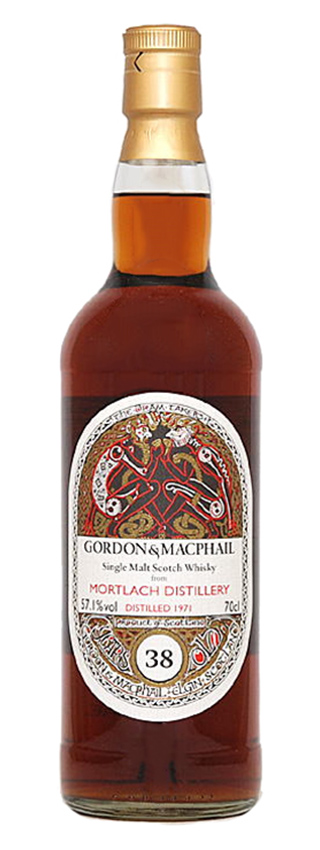 Mortlach 38y 71-10 - G&M for JIS, The Dram Taker´s, 1.fill Sherry Butt #6318, 484btl (Book of Kells) - 57,1%