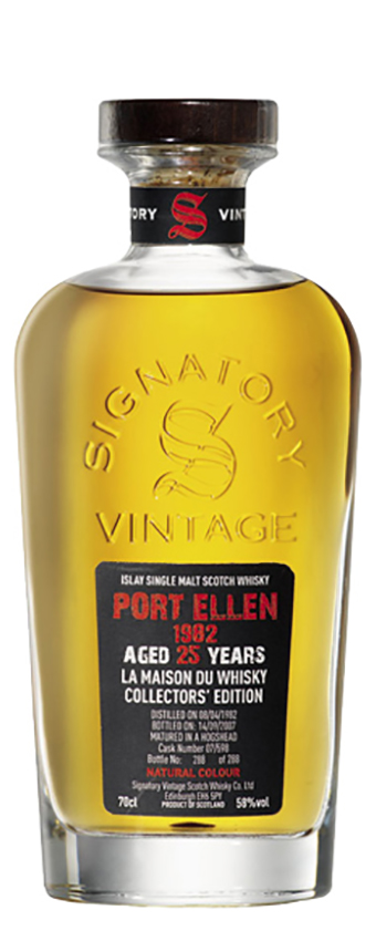 Port Ellen 25y - 82-07 - Sig, LMDW Collectors 1st Ed. Hogshead #1203, 255btl - 55,7%