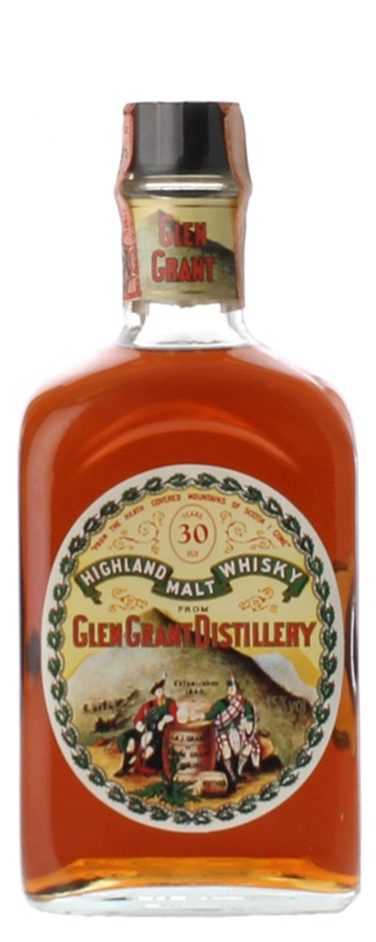 Glen Grant 30y ~60-90 - OB, 150th Anniversary, square bottle, 75cl - 45%