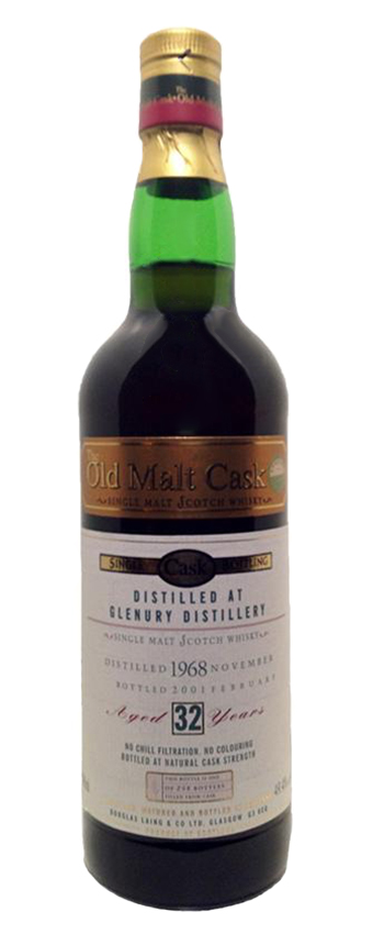 Glenury Royal 32y - 68-01 - DLaing, Old Malt Cask, Sherry Cask, 258btl - 49,4%