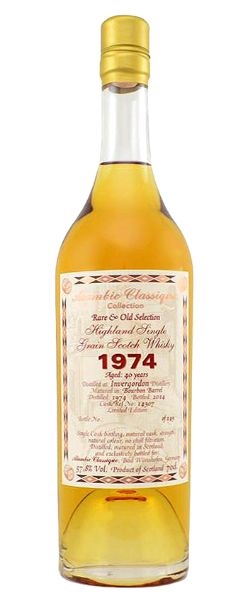 Invergordon 40y - 74-15 - AC, Rare & Old Selection, Bourbon Barrel, 14307, 149btl - 57,8%