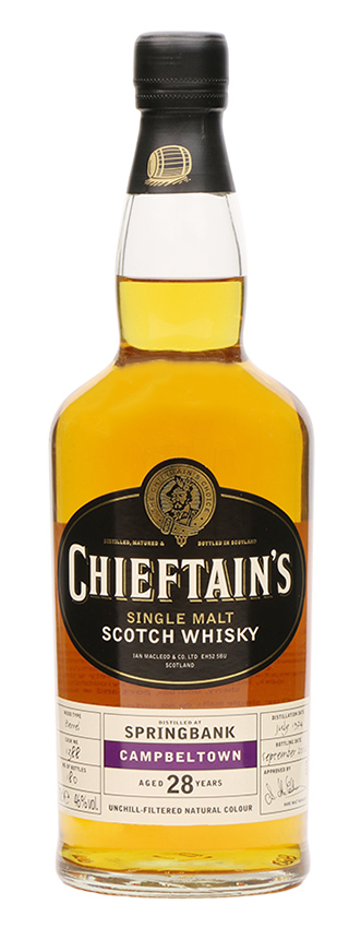 Springbank 28y - 74-02 - IM, Chieftain´s Choice, Oak cask 1388, 180btl - 46%
