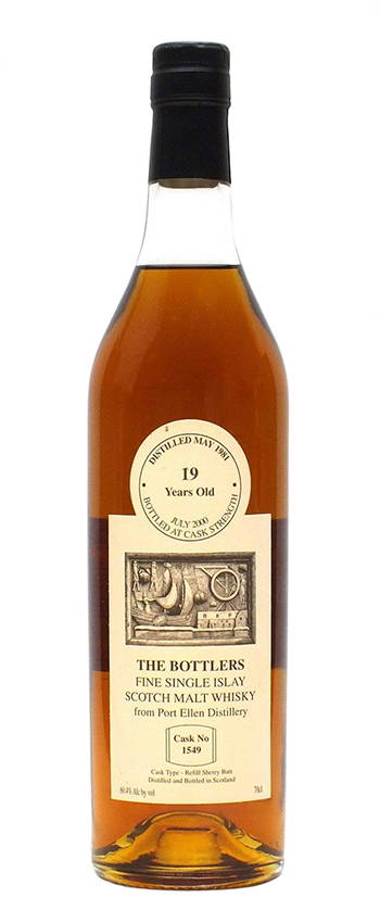 Port Ellen 19y - 81-00 - TBottlers, Refill sherry butt, cask 1549 - 60,4%
