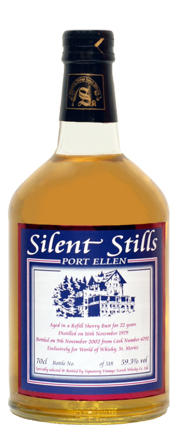 Port Ellen 22y - 79-02 - Sig for Waldhaus am See, Refill Sherry #6792, 518btl - 59,3%