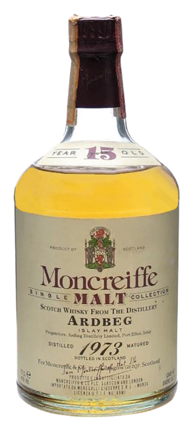 Ardbeg 15y - 1973 - M&C Moncreiffe & Co for Meregalli, Single Mlat Col. 75cl - 46%