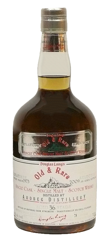 Ardbeg 36y - 73-09 - DLaing, Platinum Old & Rare, 78btl - 44,7%