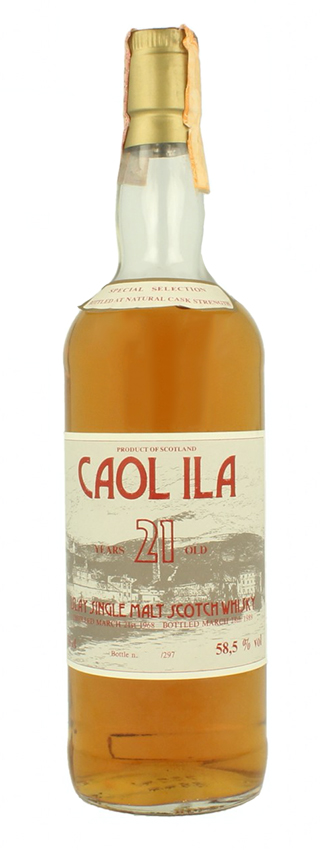 Caol Ila 21y - 68-89 - G&M for Intertrade, distillery label with red letters, 75cl - 58,5%